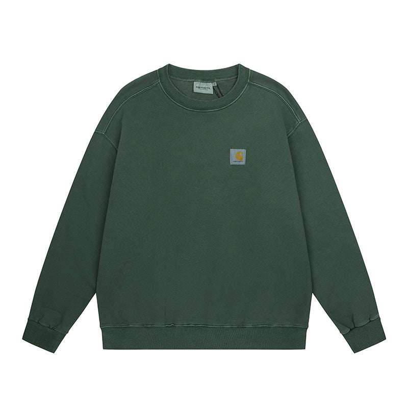 Carhartt WIP Nelson Sweat - Distressed Washed Crew Neck Sweatshirt