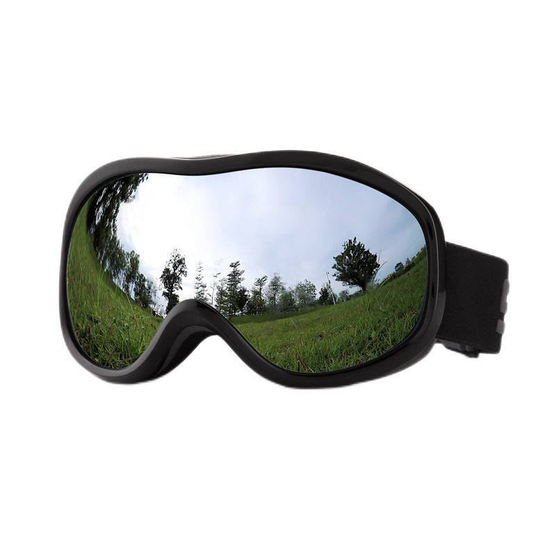 Ski smooth no fog mirror, can card myopia, spherical large field of view ski goggles