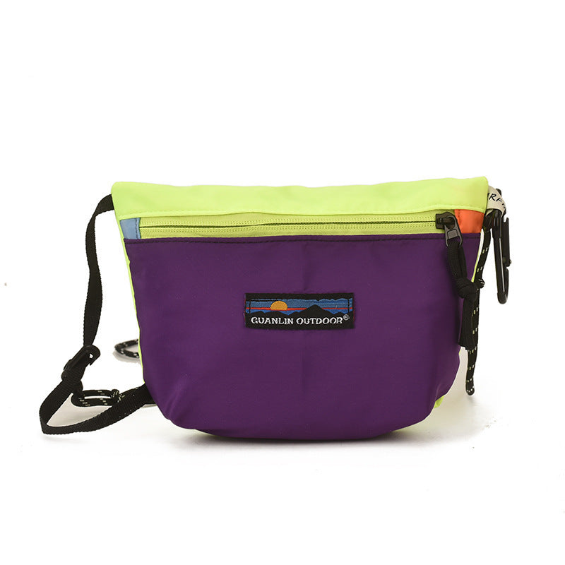 Patagonia Color Block 2L Crossbody Bag, Canvas Shoulder Sling Bag