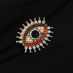 Evil Eye Brooch Sweater Cardigan Accessories