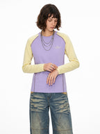 Women's printed T-shirt pure cotton, contrasting color Hasselblad