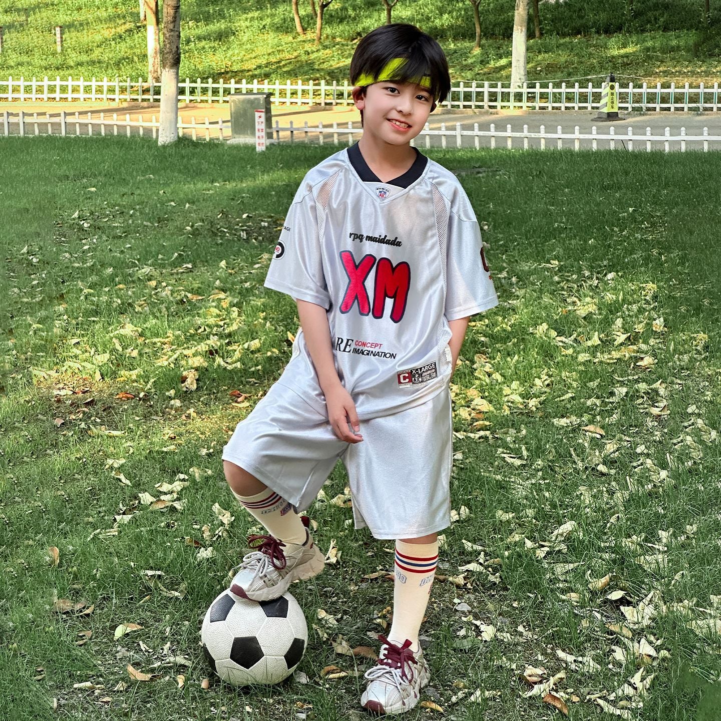 Boys' Sweat-Wicking Soccer Uniform