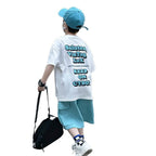 Boys' Summer Cooling Short-Sleeve Athletic Two-Piece Set