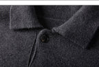 New Autumn/Winter Vintage Seagull Collar Thickened Warm Men's Knit Sweater Top