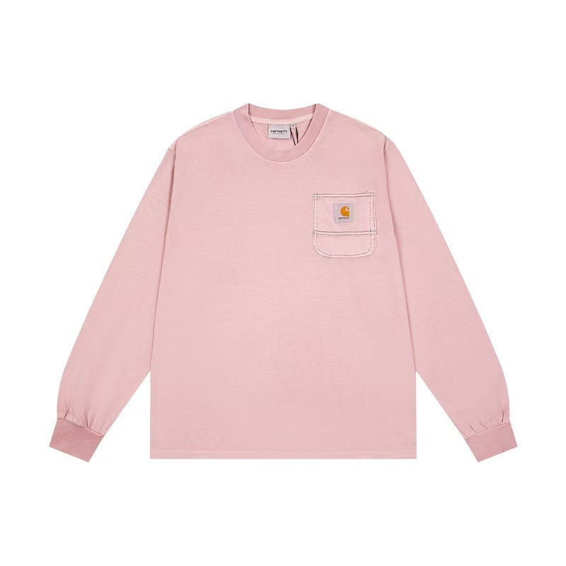 Carhartt WIP Distressed Washed Long Sleeve Pocket Tee