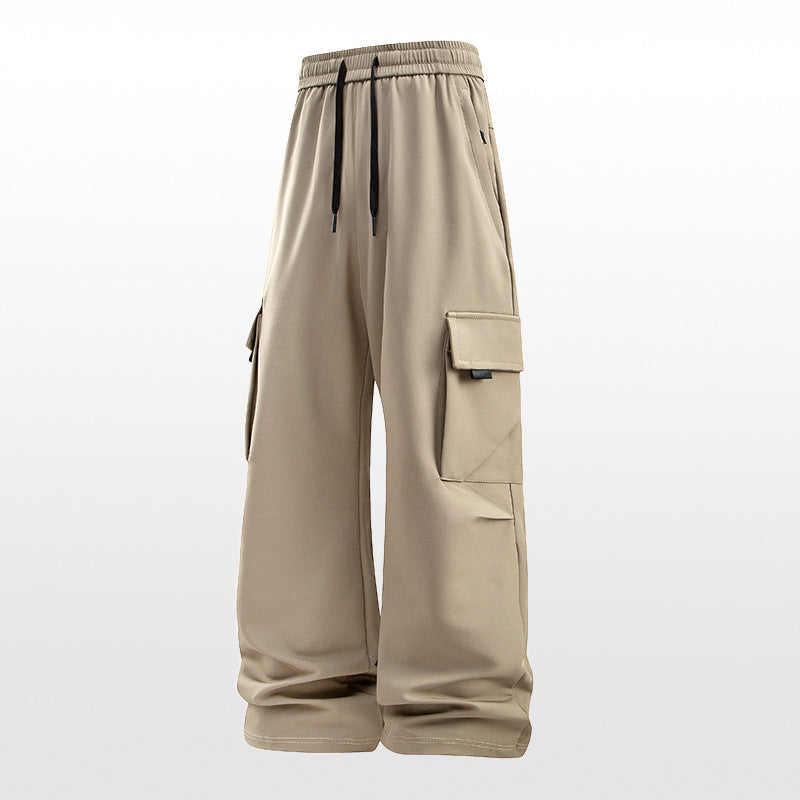 Men's Softshell Cargo Pants, Winter Warm Windproof Water-Resistant Outdoor Hiking Climbing Trousers