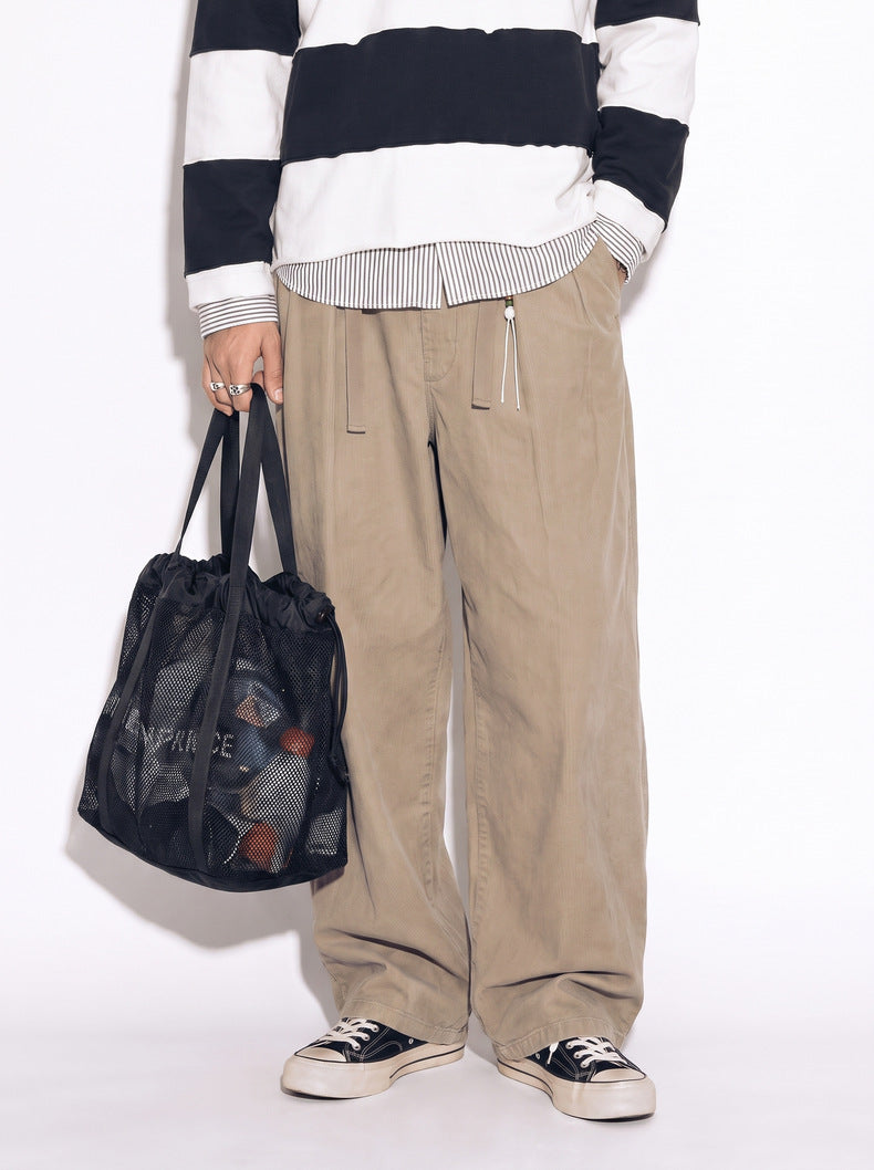 Pure Cotton Vintage Streetwear Cargo Pants