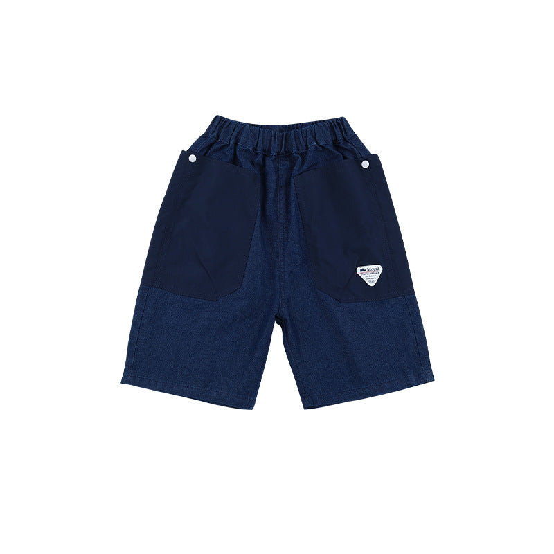 Lightweight, soft vintage denim shorts for older boys