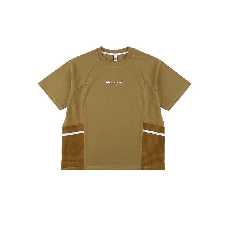 Boys' Short-Sleeve Top with Outdoor-Style Zippered Pockets