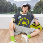 Heavyweight Boys Short Sleeve T-Shirts with Fine Craft