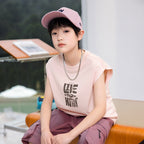 Boys Summer Pure Cotton Sleeveless T-Shirt Casual Vest Top