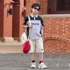 Boys' Lightweight Color-Block Striped Shirt