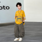 Big Kids Stylish All-Match Thin Big Pocket Boys Cargo Pants