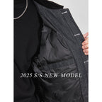 90% White Duck Down Denim Jacket - Men's Winter American Retro Warm Stylish Versatile