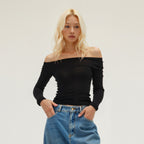 Women's Lensing Tencel™ Wool boat collar top
