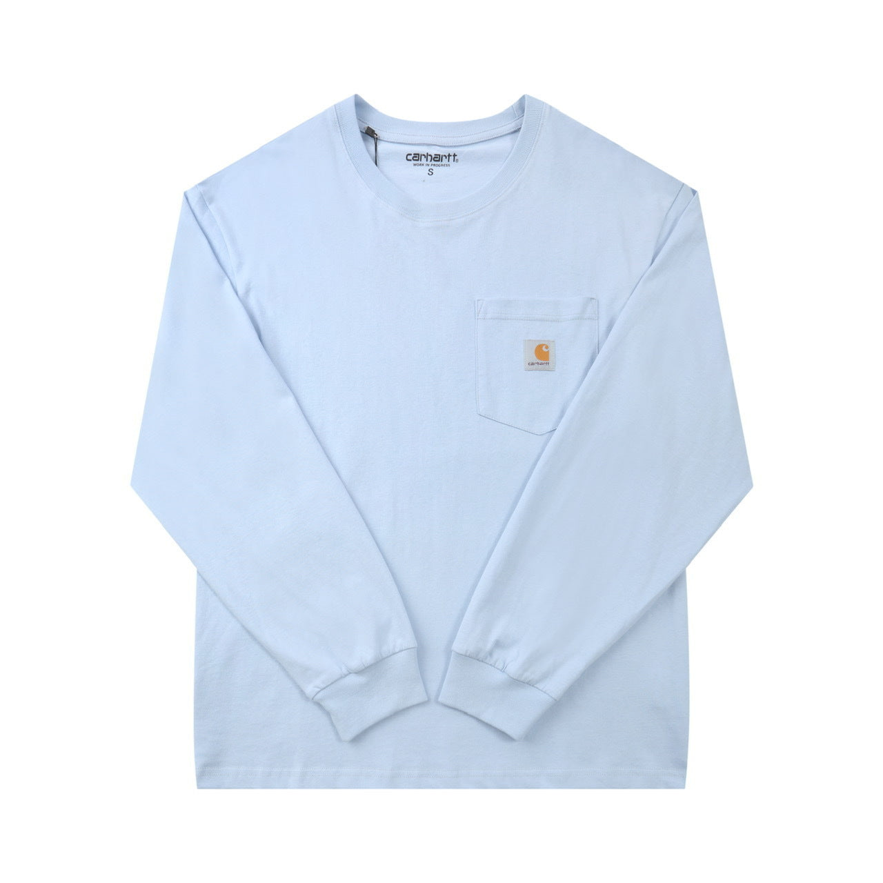 Carhar Long Sleeve Loose Crew Neck T-Shirt