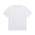 Unisex 230g Heavyweight Combed Cotton T-Shirt - Solid Crew Neck Short Sleeve Regular Shoulder
