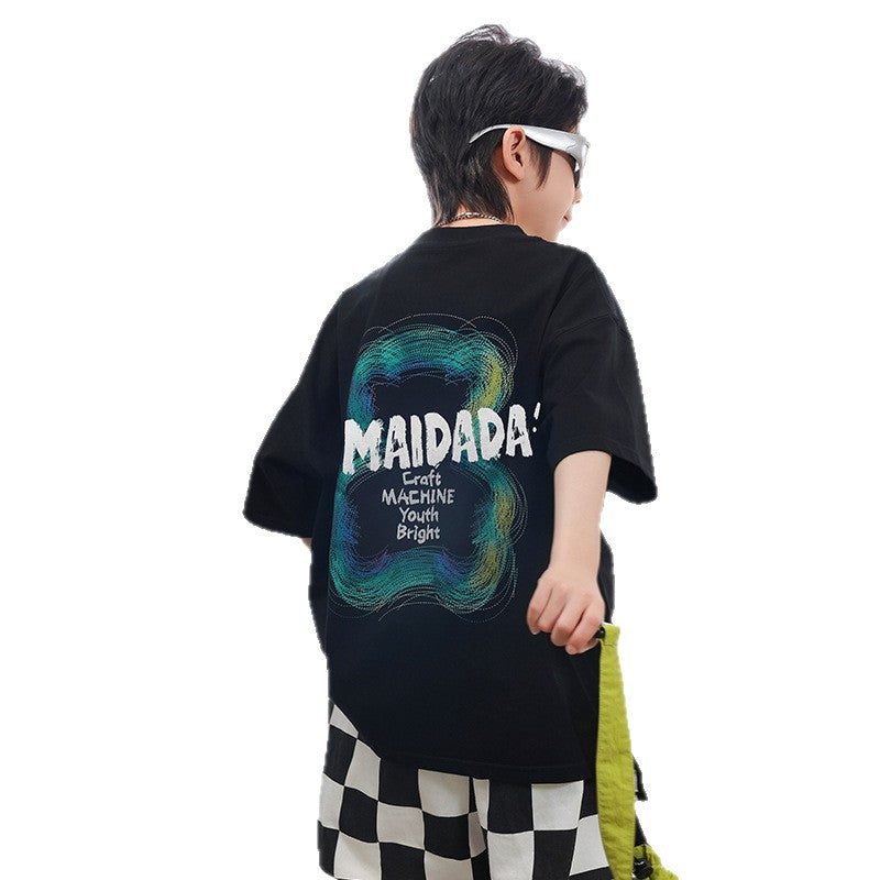 Trendy Printed Kids' Short-Sleeve T-Shirt