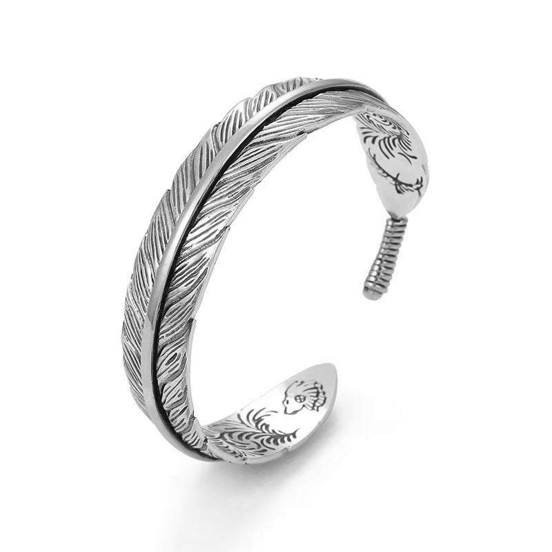 Brezin Locks Multi-Feather Bracelet
