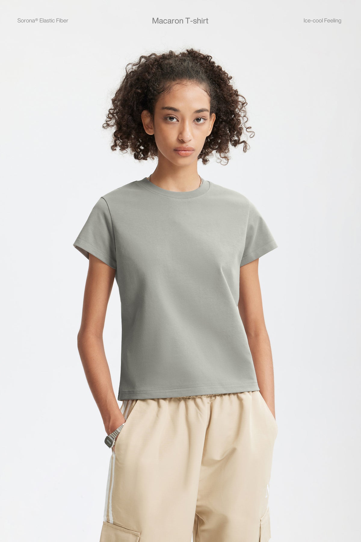 Women's 260g Oversized Macaron T-Shirt