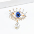 Evil Eye Brooch - Blue Diamond Niche Design