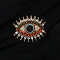 Evil Eye Brooch Sweater Cardigan Accessories