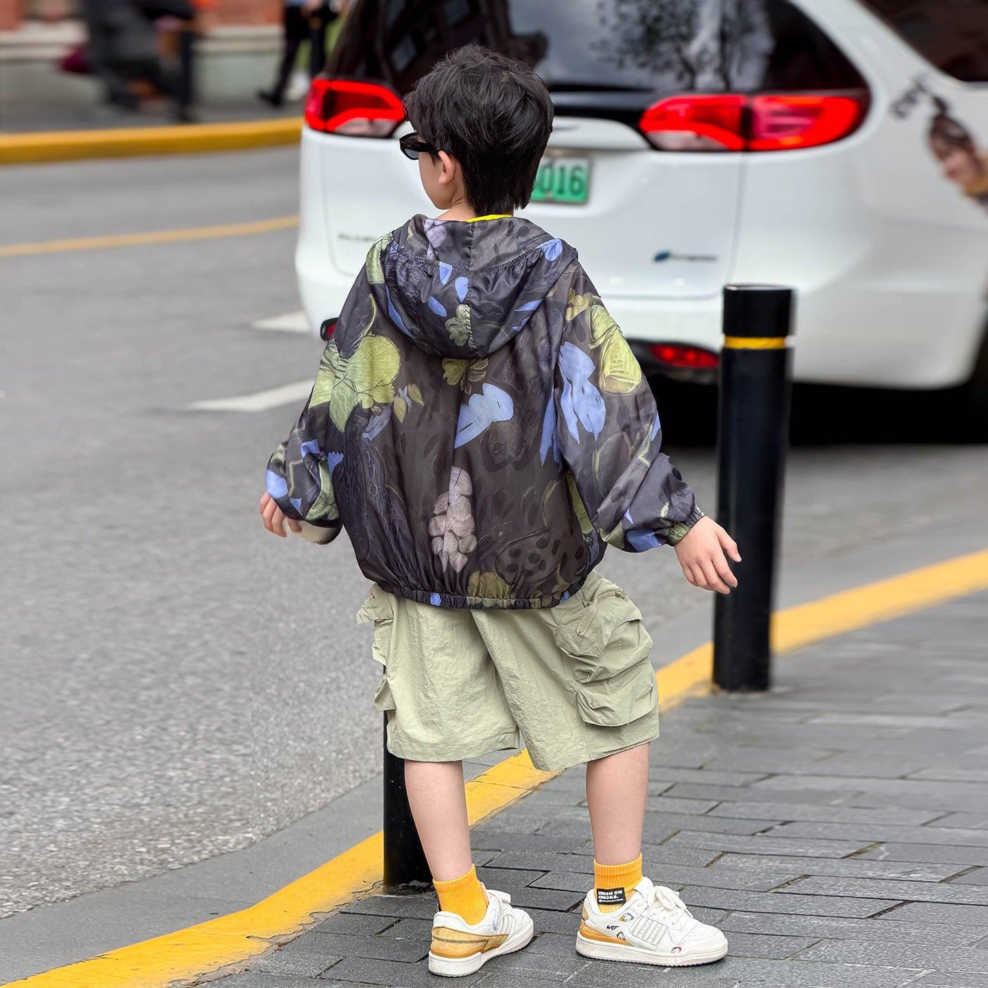 Boys' Lightweight Colorful Hooded Sun-Protection Jacket