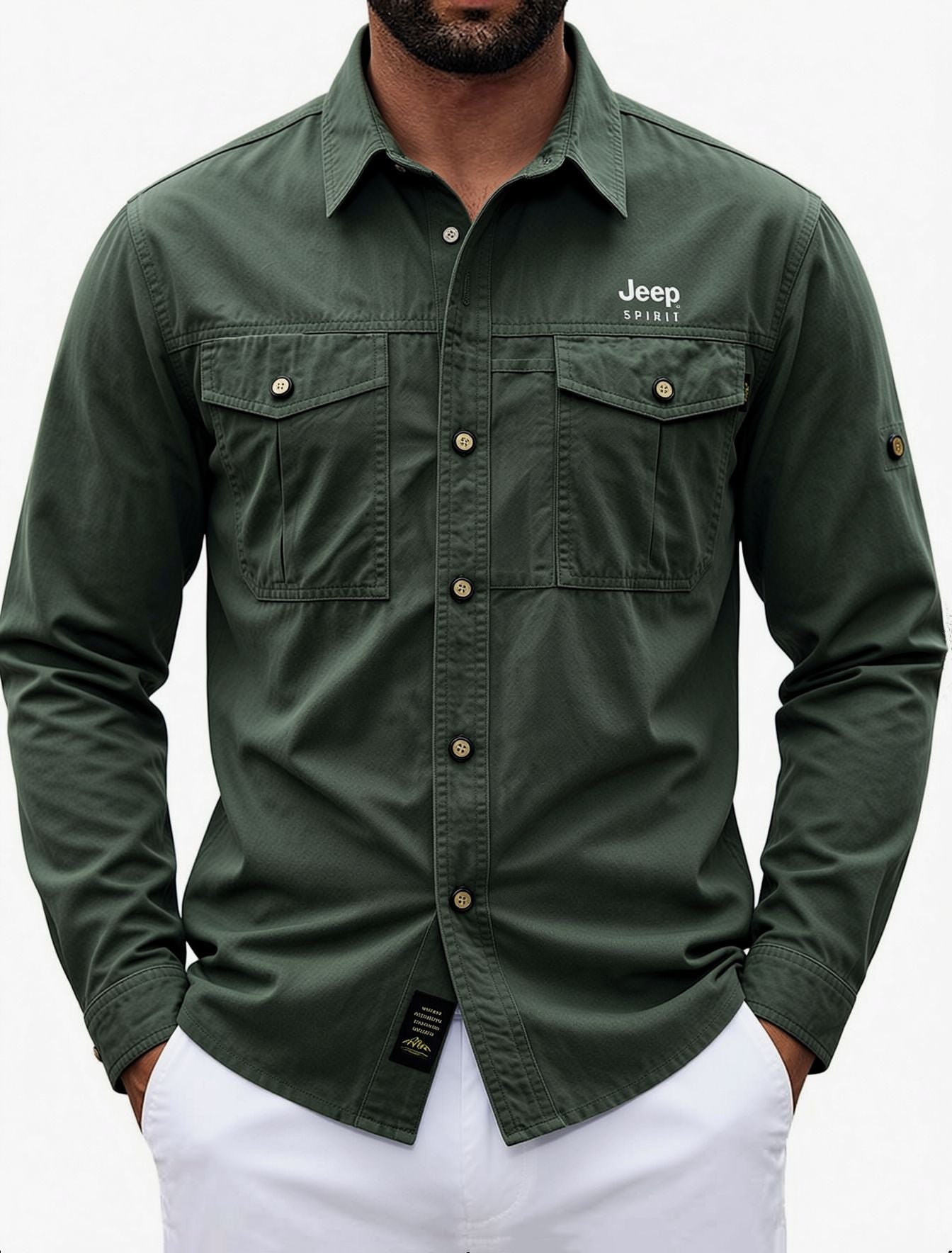 Outdoor Adventure Fishing Long-Sleeve Utility Shirt