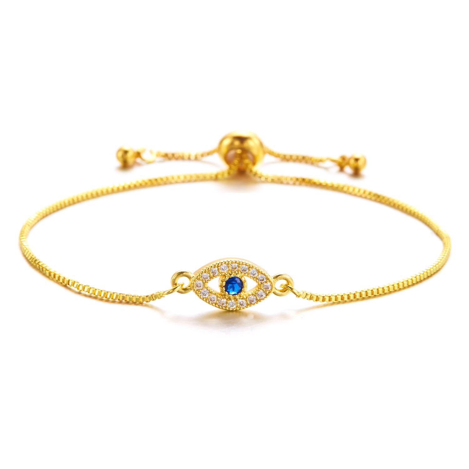 Turkish Evil Eye Adjustable Bracelet