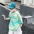 Kids Tie-Dye Gradient Casual Tee
