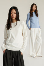 Women's Lensing Tencel wool fitted top