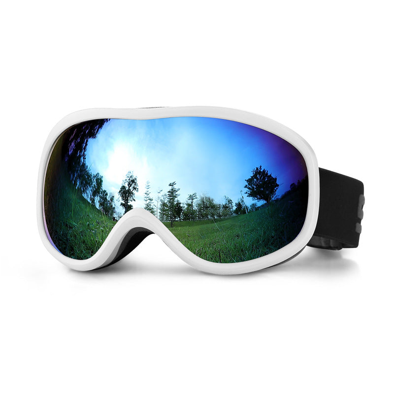 Ski smooth no fog mirror, can card myopia, spherical large field of view ski goggles