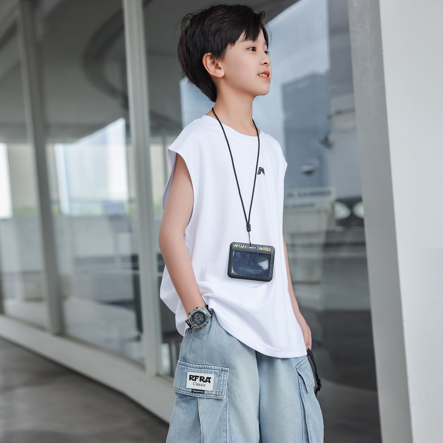 Boys Sports Sleeveless Tank Top