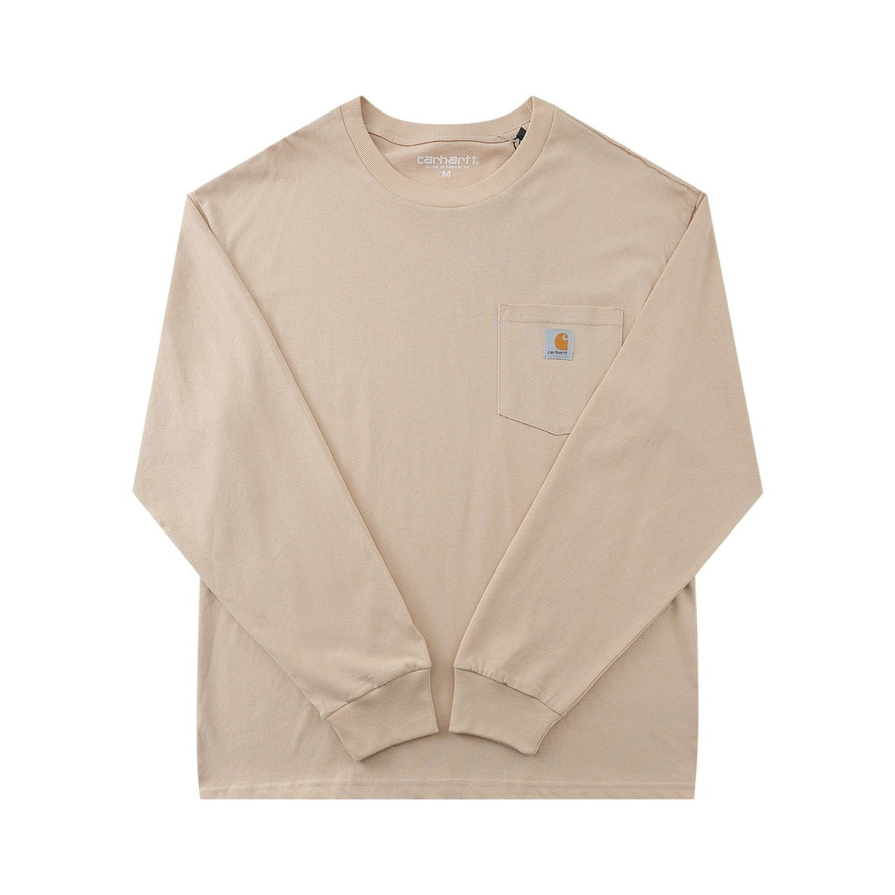 Carhar Long Sleeve Loose Crew Neck T-Shirt