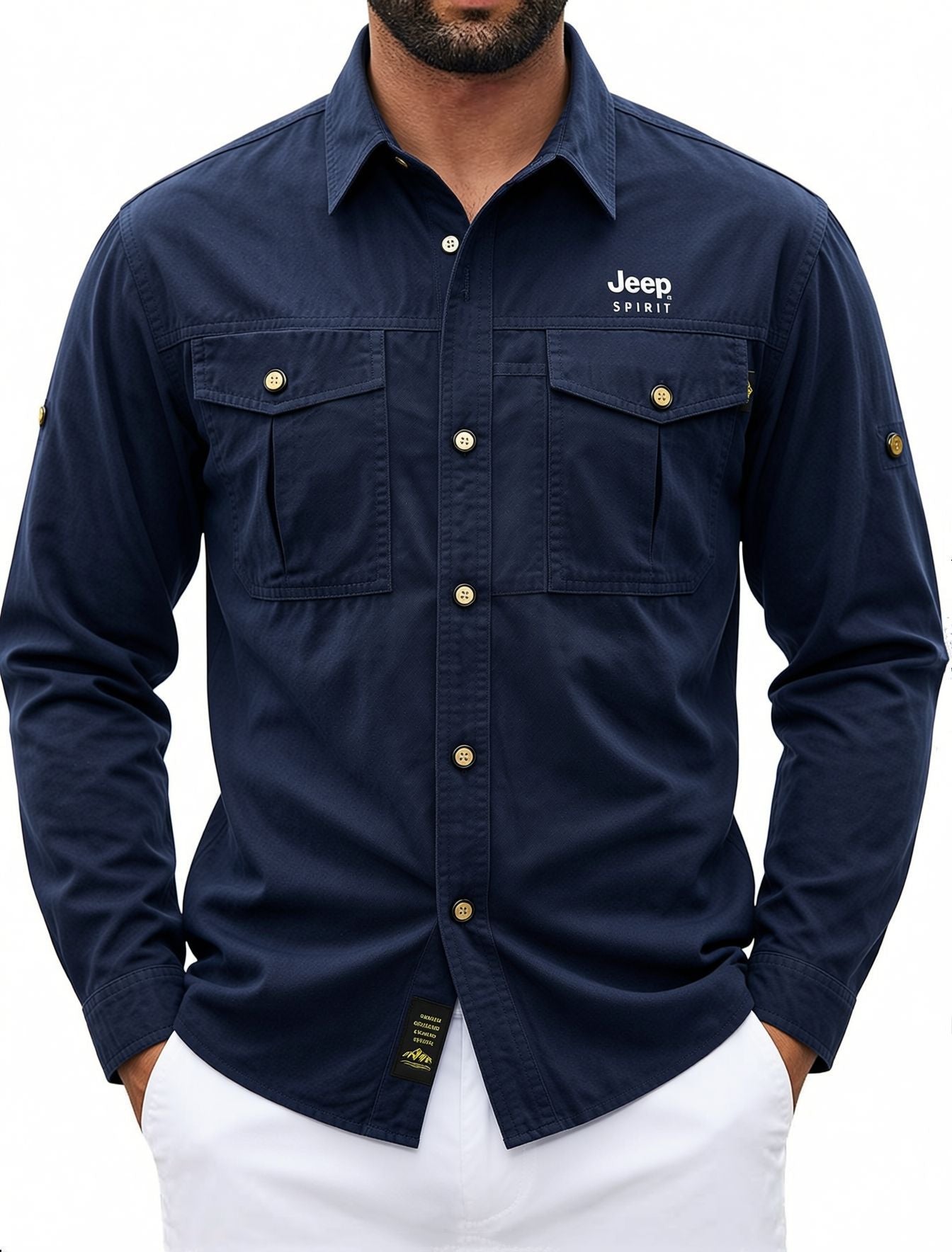 Outdoor Adventure Fishing Long-Sleeve Utility Shirt