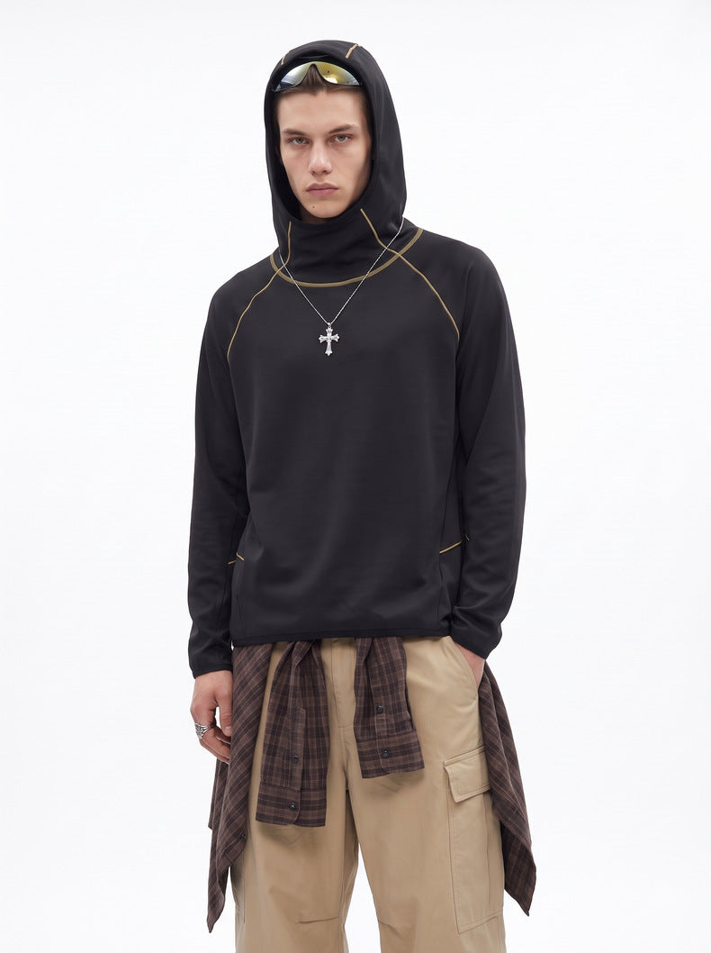 light outdoor color-blocked raglan hoodie
