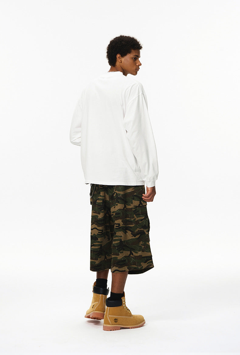 Golden Horse Cotton Long T-shirt