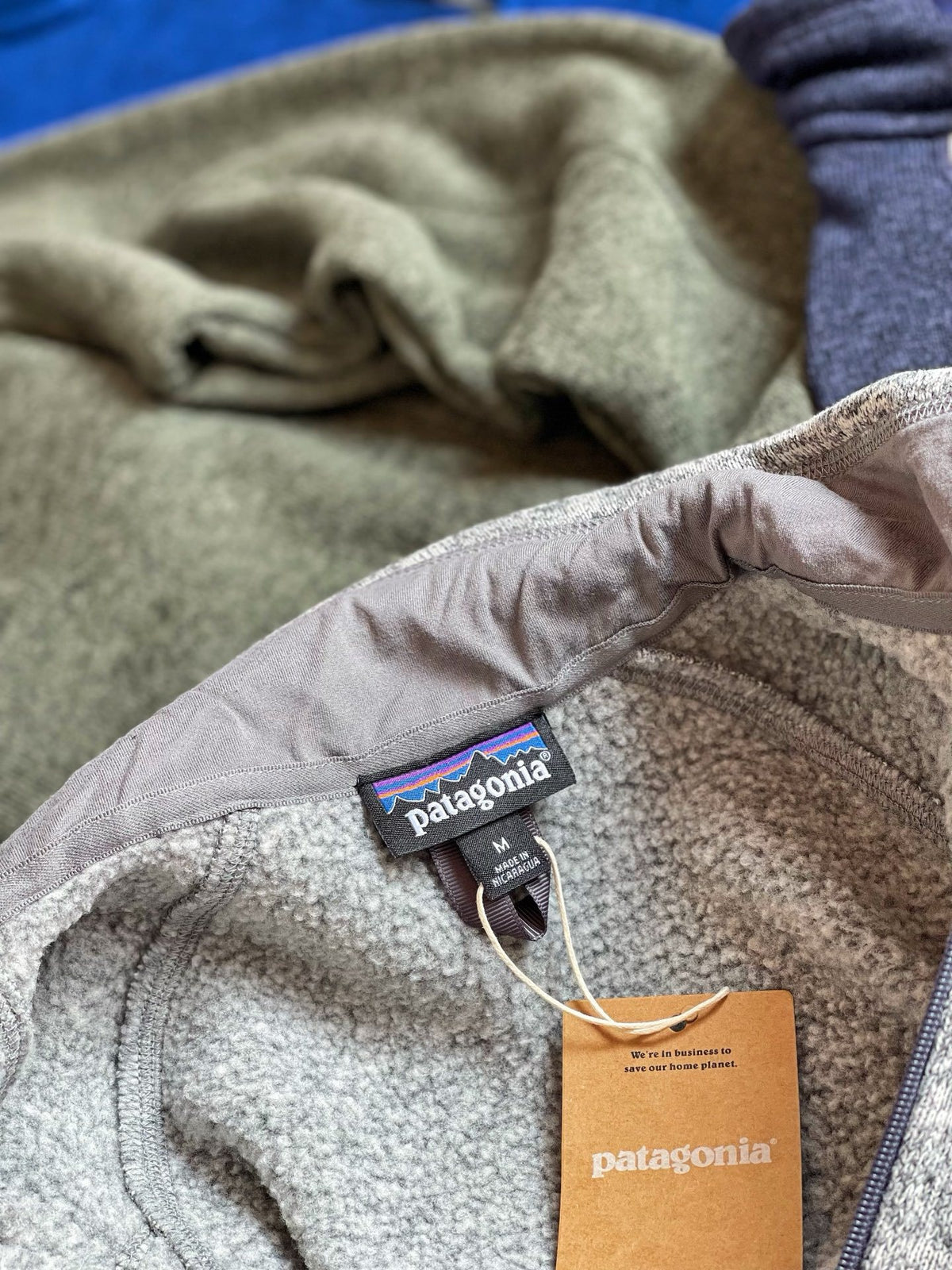 Patagonia Men's Better Sweater 1/4 Zip Fleece Pullover, Warm Knit Quarter-Zip Outdoor Sweater