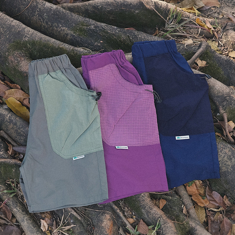 Children's Outdoor Quick-Dry Shorts with Patch Pockets