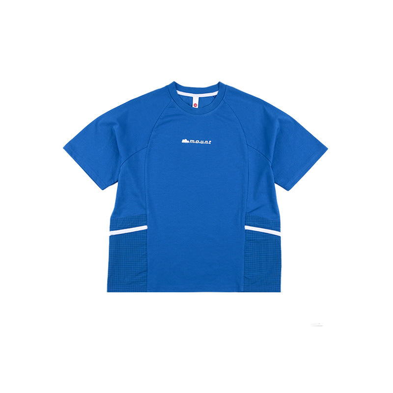 Boys' Short-Sleeve Top with Outdoor-Style Zippered Pockets