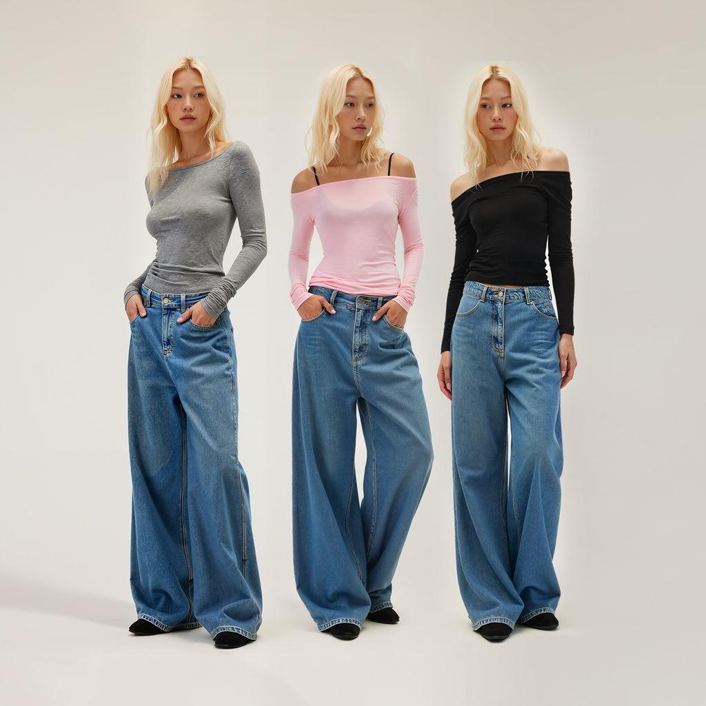 Women's Lensing Tencel™ Wool boat collar top