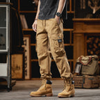 Men's Loose Straight-Leg Casual Pants - Sporty Casual Style for Autumn
