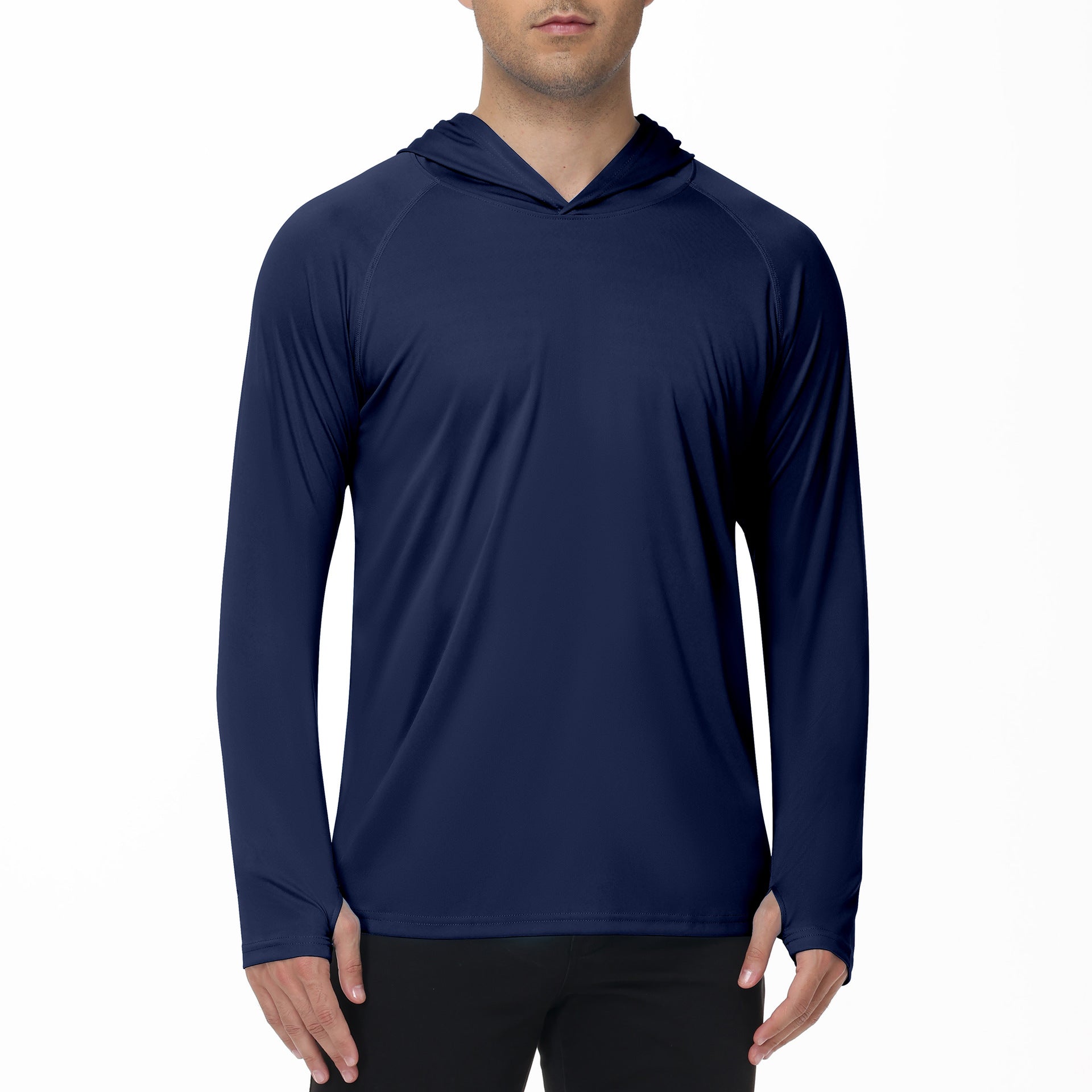 Men's UPF50+ Quick Dry Hooded UV Protection Outdoor Sun Shirt