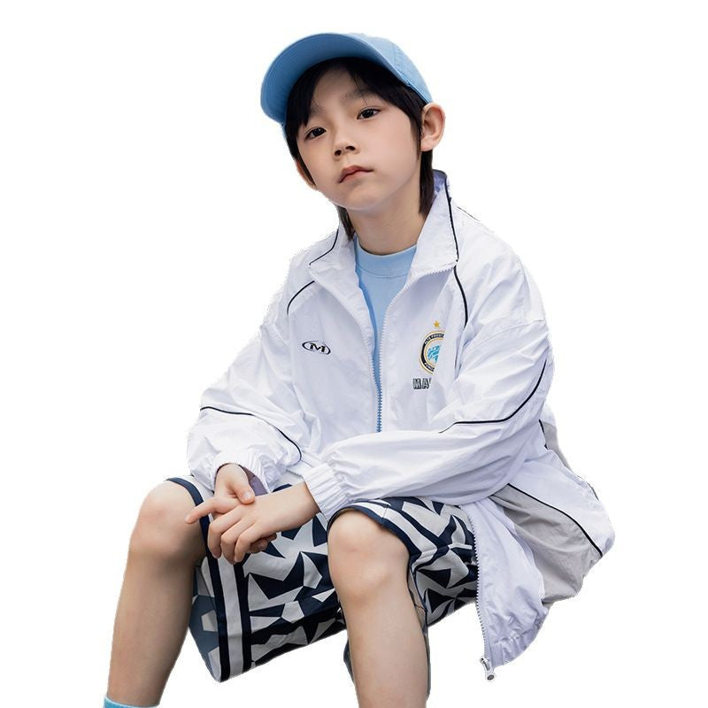 UPF50+ Original Yarn Kids Sun Jacket