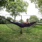 360‑Degree Anti‑Mosquito Net Hammock for Outdoor