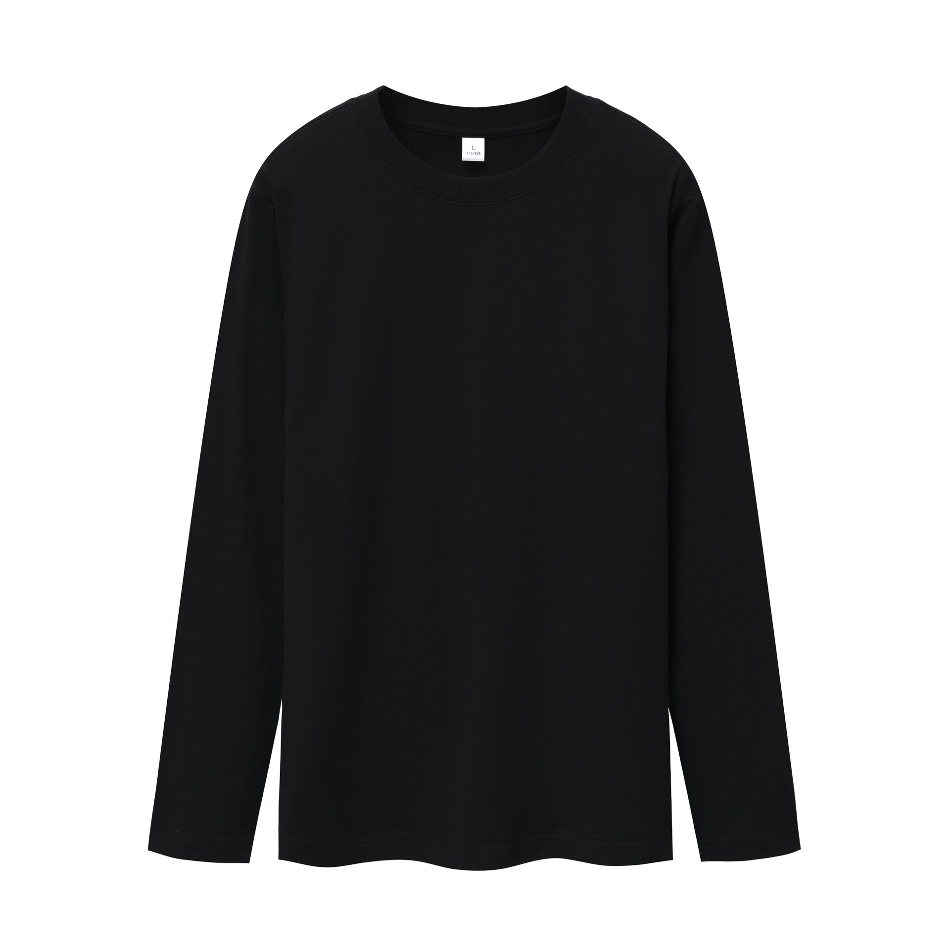 WENHOUU 230GSM Cotton Drop‑Shoulder Long Sleeve T‑Shirt Unisex Custom Sport Tee