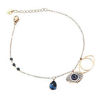 Titanium Steel Evil Eye Anklet