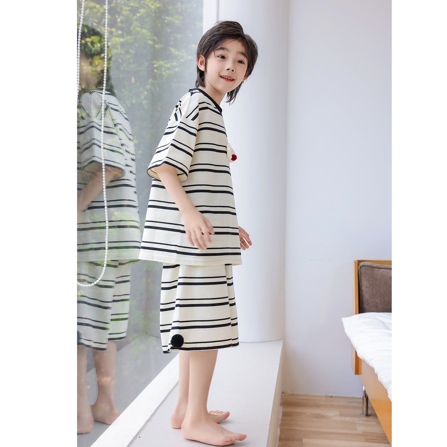 Boys Summer Short Sleeve Pajama Set