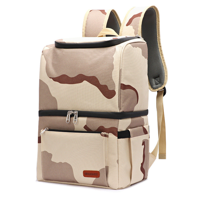 Double-layer thermal insulation backpack, travel 22L refrigerated ice pack