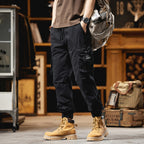 Men's Loose Straight-Leg Casual Pants - Sporty Casual Style for Autumn